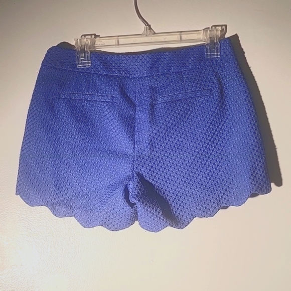 ELLE Royal Blue Indigo Bloom Shorts, Size: 6 - Picture 3 of 7